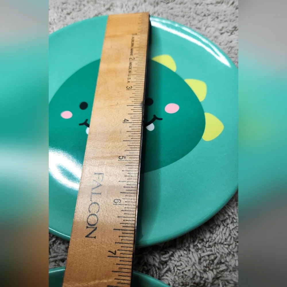 Dinosaur Melamine Plates - Set Of 8 - Green - Target